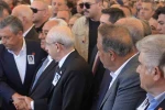 Eski CHP Genel Başkanı Deniz Baykal’ın eşi Olcay Baykal, toprağa verildi 