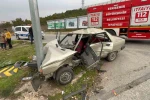 Eskişehir’de feci kaza: 2 ağır yaralı