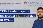 ETÜ’lü akademisyene uluslararası Sigma Xi’den tam üyelik 