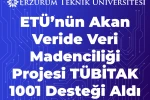 ETÜ’nün akan veride veri madenciliği projesi TÜBİTAK 1001 desteği aldı 