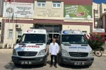 Evde sağlık hizmetlerine 2 yeni ambulans takviyesi 