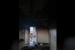 Evi yaktı, canı zor kurtarıldı 