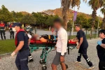 Fethiye’de ticari yatta yaralanan vatandaşa tıbbi tahliye