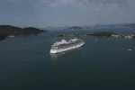 Fethiye’ye sezonun ilk kruvaziyer gemisi geldi 