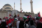 Filistin konvoyu Gaziantep’te destek mitingiyle karşılandı