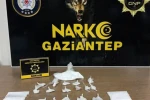 Gaziantep’te 198 gram kokain ele geçirildi