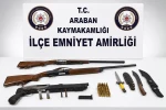 Gaziantep’te 3 adet ruhsatsız tüfek ele geçirildi: 1 gözaltı