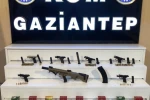 Gaziantep’te 7 adet kaçak silah ele geçirildi: 1 şahıs tutuklandı 