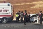 Gaziantep’te iki araç kafa kafaya çarpıştı: 2 ölü, 4 yaralı