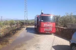 Gaziantep’te zeytinlik alanda yangın 