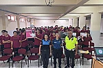 Gazipaşa’da öğrencilere motosiklet ve ekipmanlarının kullanımı hakkında bilgiler verildi
