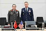 Genelkurmay Başkanı Bayraktaroğlu, ABD Genelkurmay Başkanı Caine ile bir araya geldi 