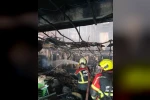 Germencik’te iş yeri yangını