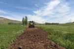 Gökçedere’de bozulan dağ ve arazi yollarında çalışma başlatıldı 