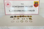 Gümüşhane’de tarihi eser operasyonunda çok sayıda obje ele geçirildi 