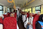 Hacı adayları Arafat yolunda