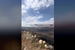 Hasat edilmiş buğday tarlasında çıkan yangın yerleşim yerlerine sıçramadan söndürüldü