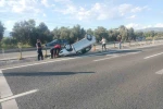 Havran yolunda trafik kazası: 2 yaralı 