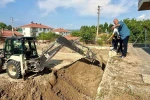 Hisarcık’ta Halk Ekmek Fabrikası için ilk kazma vuruldu 