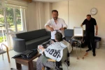 Huzurevi sakinlerinin hayır duasını aldılar 