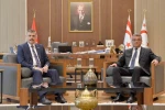 İçişleri Bakanı Çiftçi, KKTC Cumhurbaşkanı Erhürman ile görüştü 
