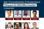 Iğdır Üniversitesinden 8 Akademisyen "Dünyanın En Etkili Bilim İnsanları Listesinde yer aldı