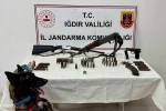 Iğdır’da Jandarmadan silah kaçakçılığı operasyonu 