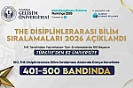 İGÜ, THE Disiplinlerarası Bilim Sıralamaları 2026’da 401-500 bandında yer aldı