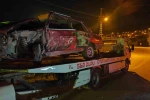 Isparta’da tırla çarpışan Fiat Tofaş araç hurdaya döndü: 2 yaralı