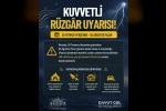 İstanbul Valiliği’nden kuvvetli rüzgar uyarısı: Poyraz 70 kilometre hıza ulaşacak