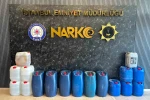 İstanbul’da 519 kilo sıvı metamfetamin ele geçirildi 