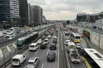 İstanbul’da iftar öncesi trafik yoğunluğu yüzde 87’e çıktı 