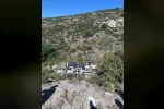 İzmir’de kontrolden çıkan beton mikseri şarampole yuvarlandı 