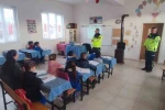Jandarmadan öğrencilere trafik eğitimi