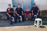 Jandarmadan şehit ailesine vefa
