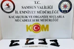 Kaçak silah operasyonunda 4 ruhsatsız tabanca ele geçirildi