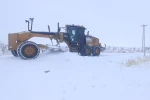 Kahramanmaraş’ın kuzey ilçelerinde kar mücadelesi 