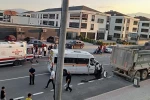 Kamyona arkadan çarpan servisin sürücüsü ağır yaralandı 