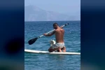 Kanodaki keçi yavrusu ilgi odağı oldu 