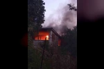 Karabük’te iki katlı evde yangın