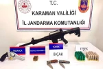 Karaman’da jandarmanın yakaladığı 2 kişi tutuklandı 