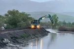 Karasu Nehri’nde sedde yükseltme çalışmaları sürüyor 