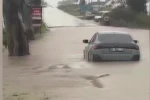 Karataş’ta sağanak hayatı felç etti: Yollar ve tarlalar göle döndü