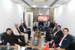 Kaymakam Çakır, MAGYED Başkanı Aslan ile bir araya geldi 