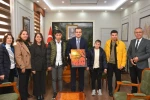Kaymakam Güldoğan, Özel Eğitim öğrencilerini makamında ağırladı 