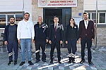 Kaymakam Gündoğdu sağlık personeli ile bir araya geldi 