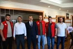 Kaymakam Kaya, son mesai gününde vatandaşlarla vedalaştı 