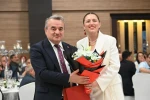 Kaymakam Öztürk’e veda yemeği 