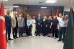 Kaymakam Şahin’e muhtarlardan hayırlı olsun ziyareti
