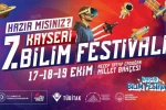 Kayseri 7. Bilim Festivali başlıyor